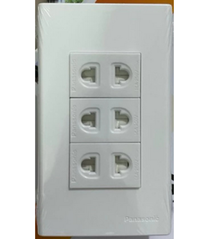 COMBO PANASONIC - Bộ Mặt Ổ cắm, Mặt Công tắc dòng Wide Panasonic Chính hãng. (2)